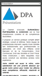 Mobile Screenshot of dpa-avocats.com